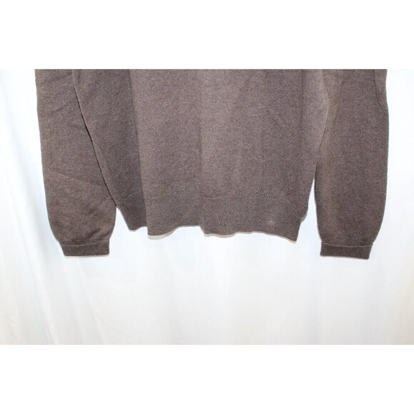 Kirkland Mens Brown Wool Cotton Blend Pullover Crew Neck Sweater XL - Picture 3 of 5